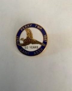 perry township game association 50 years pin