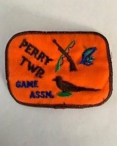 perry township game association patch in orange